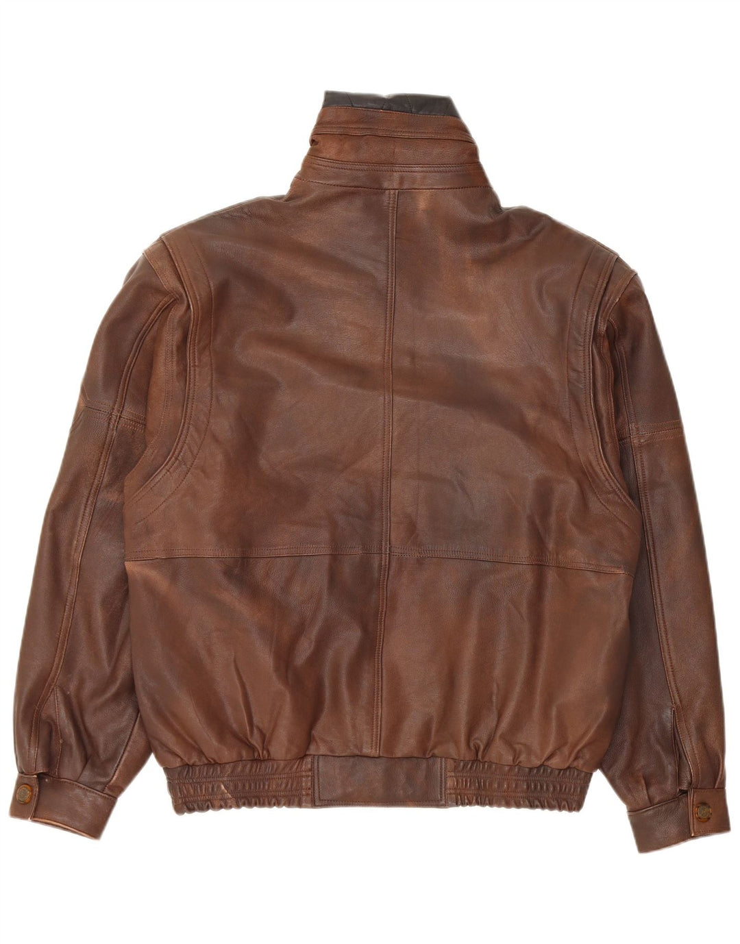 Vintage herre læderjakke UK 38 Medium Brown