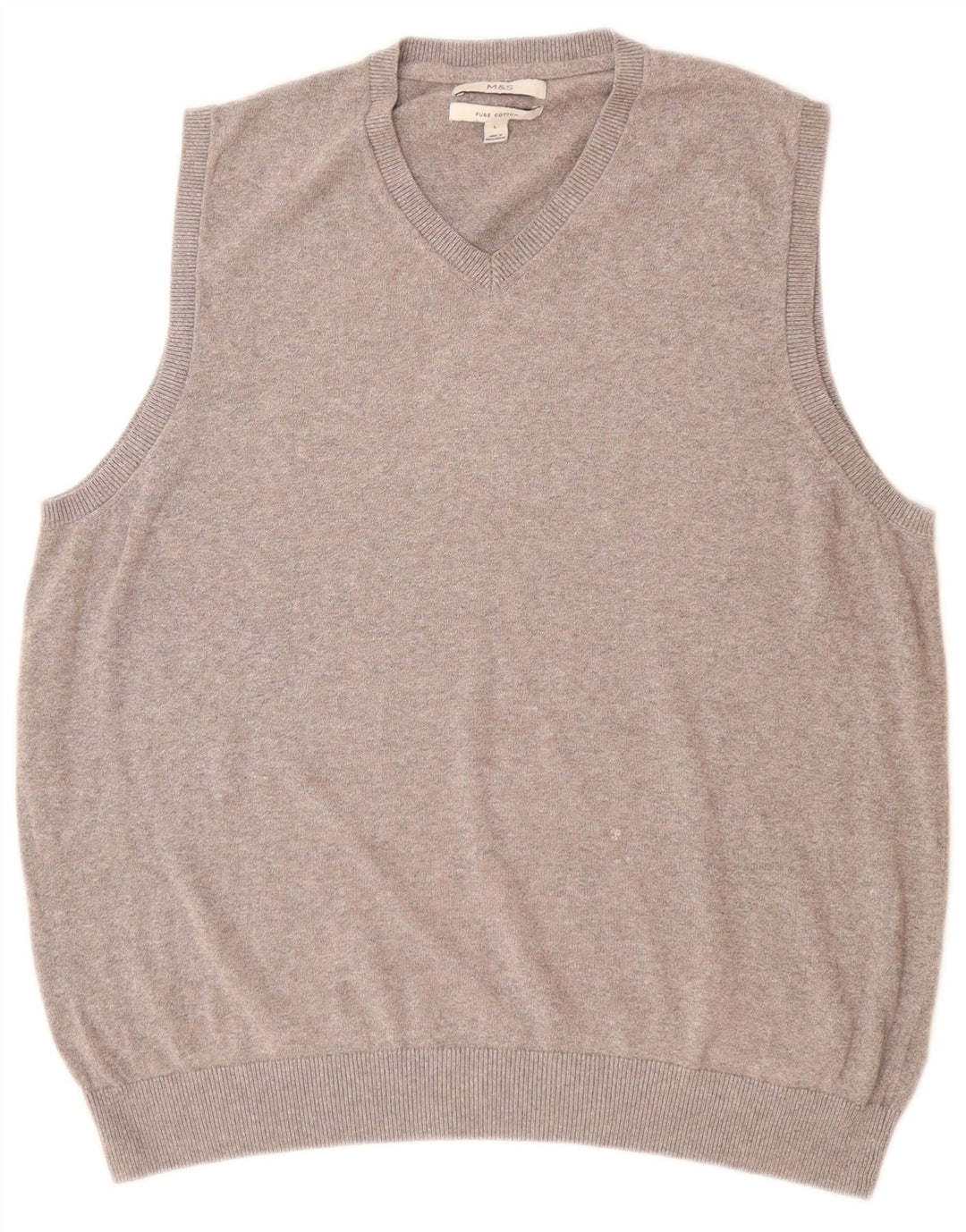 Marks & Spencer Herrevest Tank Top Stor Grå Bomuld