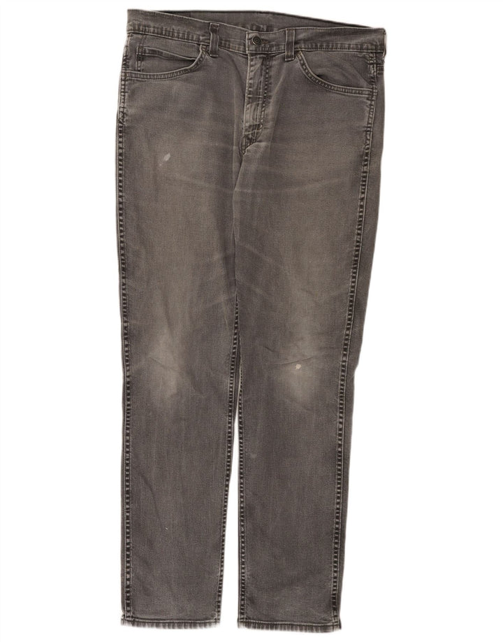 Levi's Herre 511 Slim Jeans W36 L32 Grå Bomuld