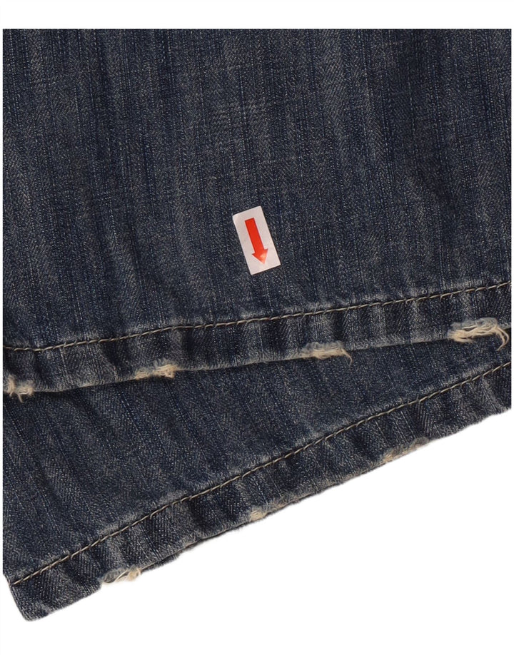 CALVIN KLEIN Straight jeans til mænd W34 L30 Blå Bomuld