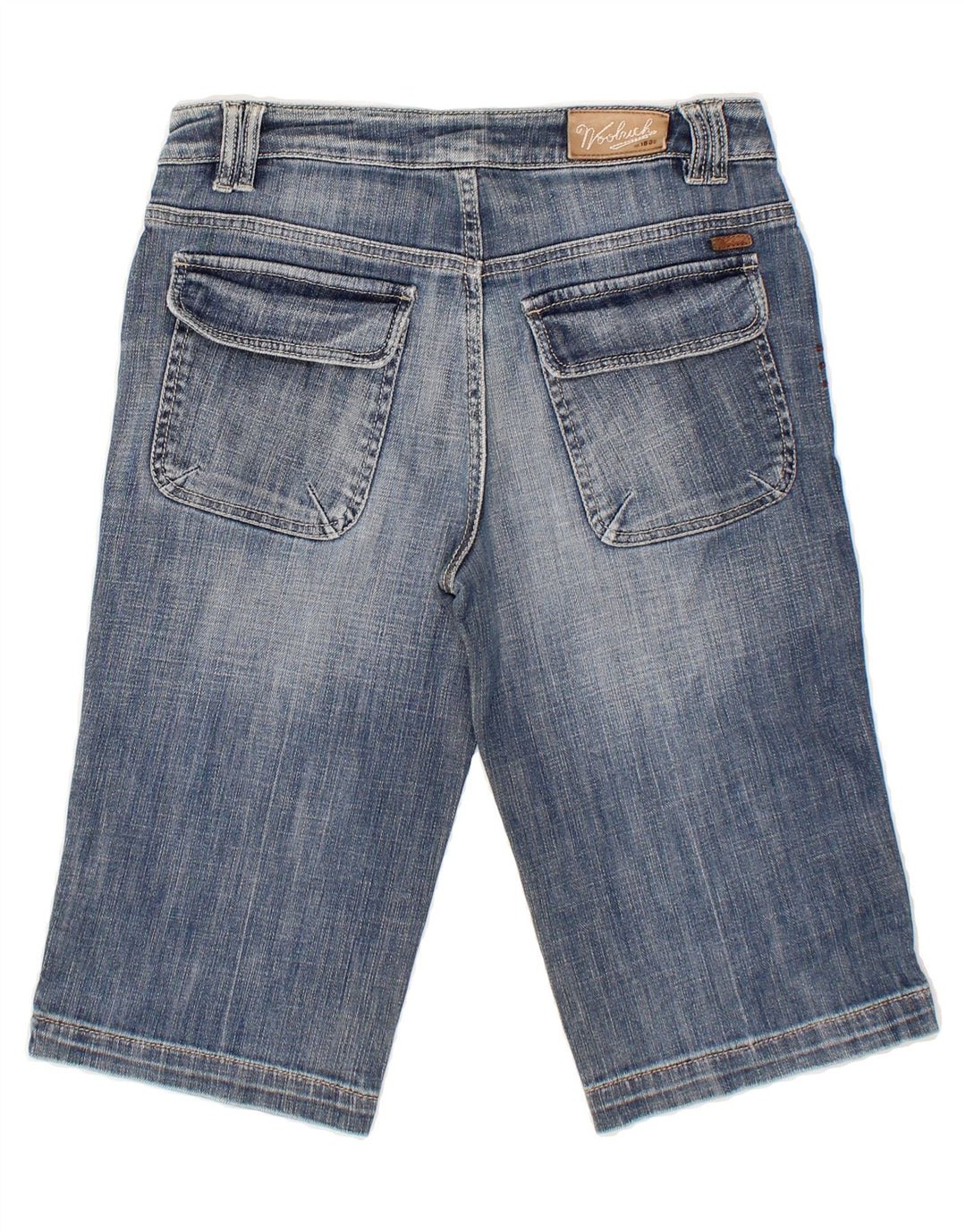 WOOLRICH Womens Denim Shorts W28 Medium Blue Cotton Vintage Woolrich and Second-Hand Woolrich from Messina Hembry 