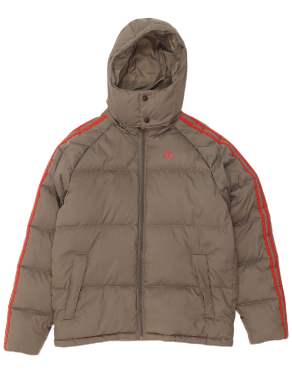 Adidas Herre hættepolstret jakke UK 36 Small Grey