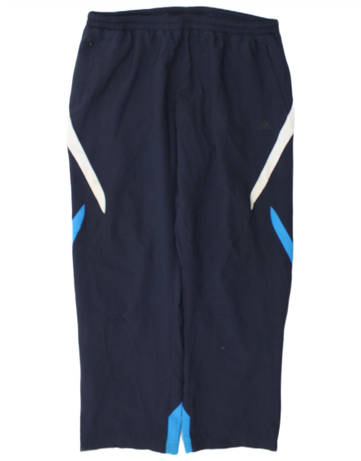 Adidas Træningsdragtsbukser til mænd 2XL Navy Blue Colourblock Polyester
