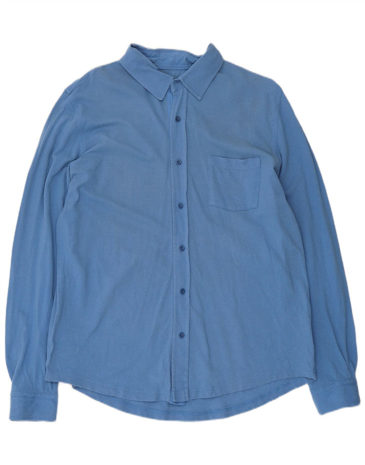 Massimo Dutti Herreskjorte XL Blå Bomuld