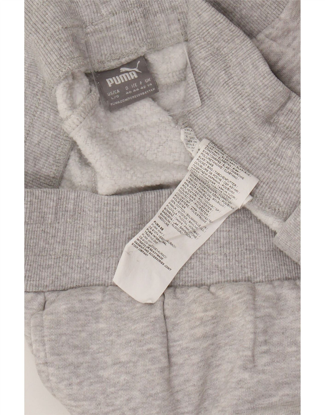 Puma træningsdragt til kvinder Joggers UK 14 Large Grå Bomuld