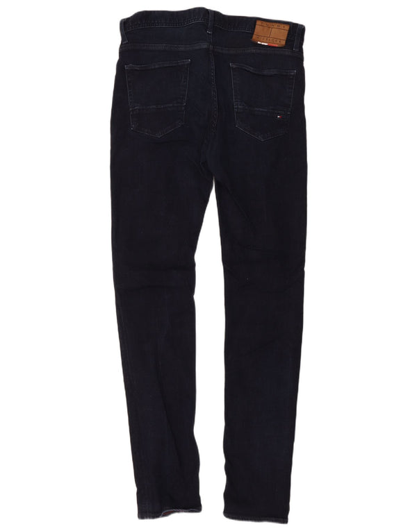 Tommy Hilfiger Mens Bleecker Slim Jeans W34 L36 Navy Blue Cotton