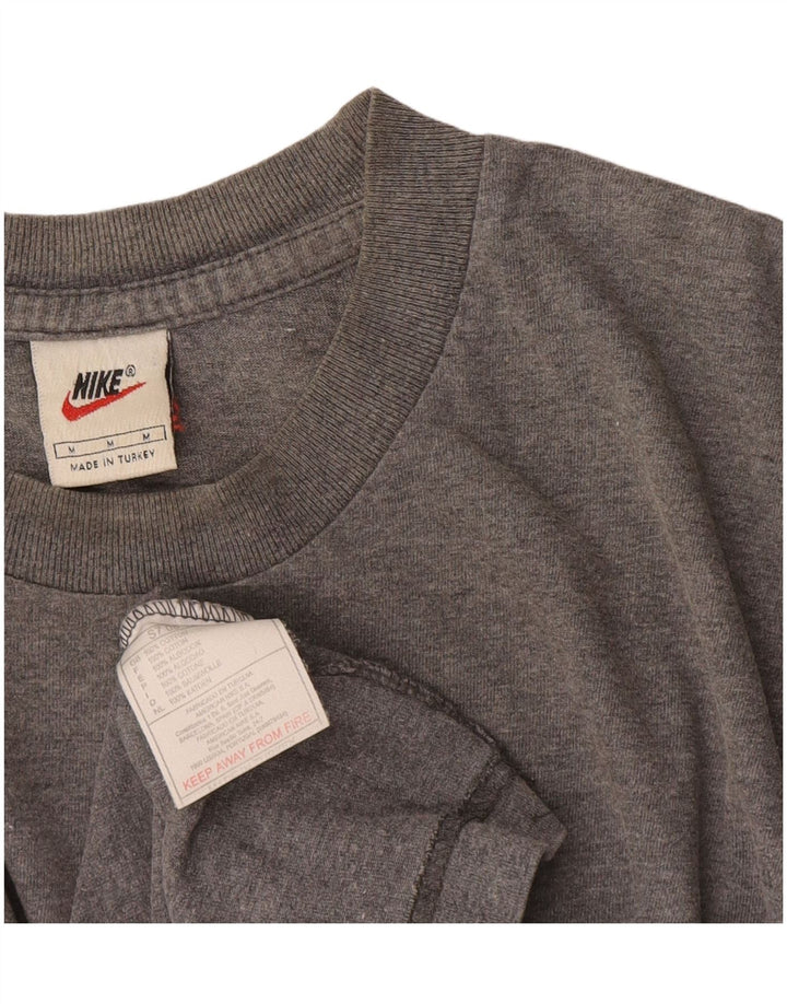 Nike T-shirt top mellem grå bomuld til mænd