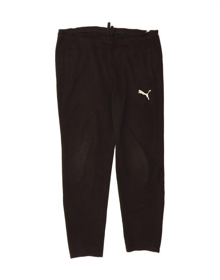 PUMA Mens Tracksuit Trousers Large  Black Polyester Vintage Puma and Second-Hand Puma from Messina Hembry 