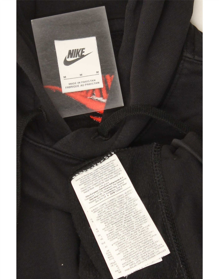 Nike grafisk hættetrøje til mænd mellem sort bomuld