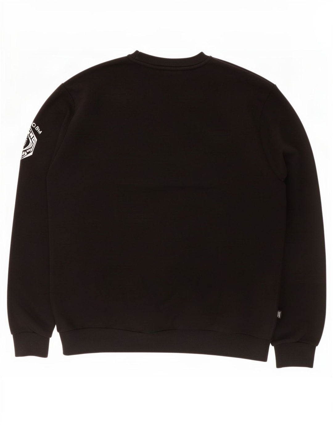 Puma Herre Grafisk Sweatshirt Jumper Medium Sort Bomuld