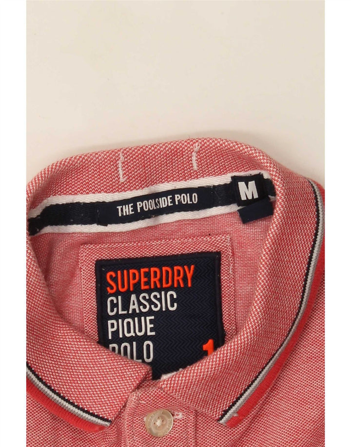 Superdry herre poloshirt Medium Pink