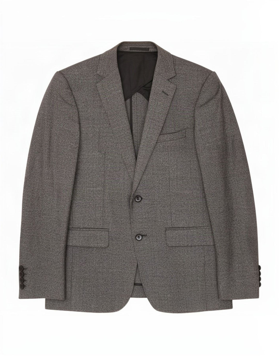 Reiss Herre 2-knaps blazerjakke UK 38 Medium Grey Flecked Wool