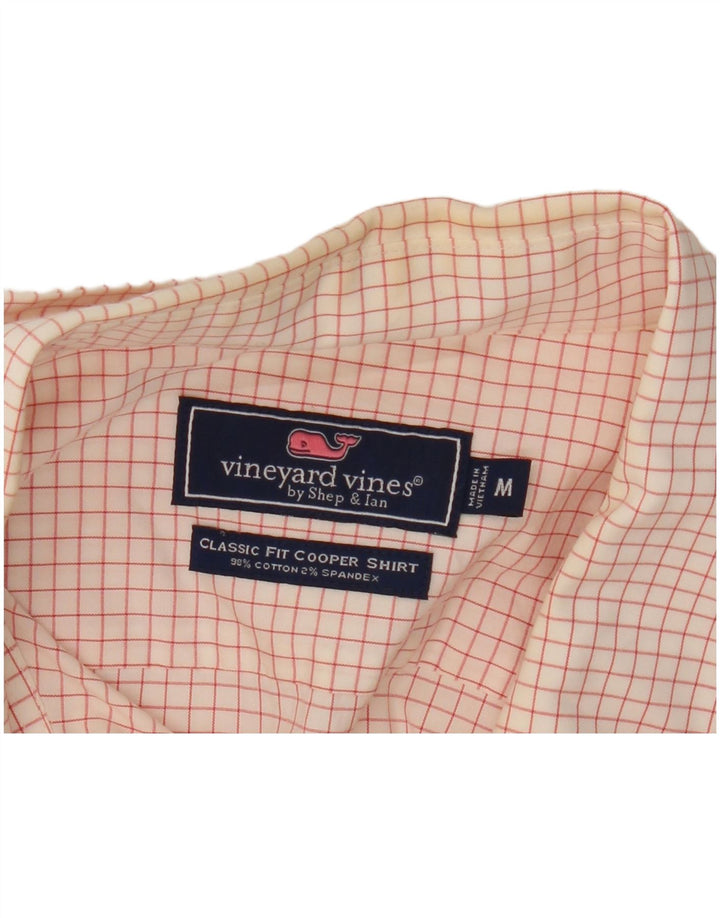 Vineyard Vines Herre Classic Fit skjorte Medium hvid ternet bomuld