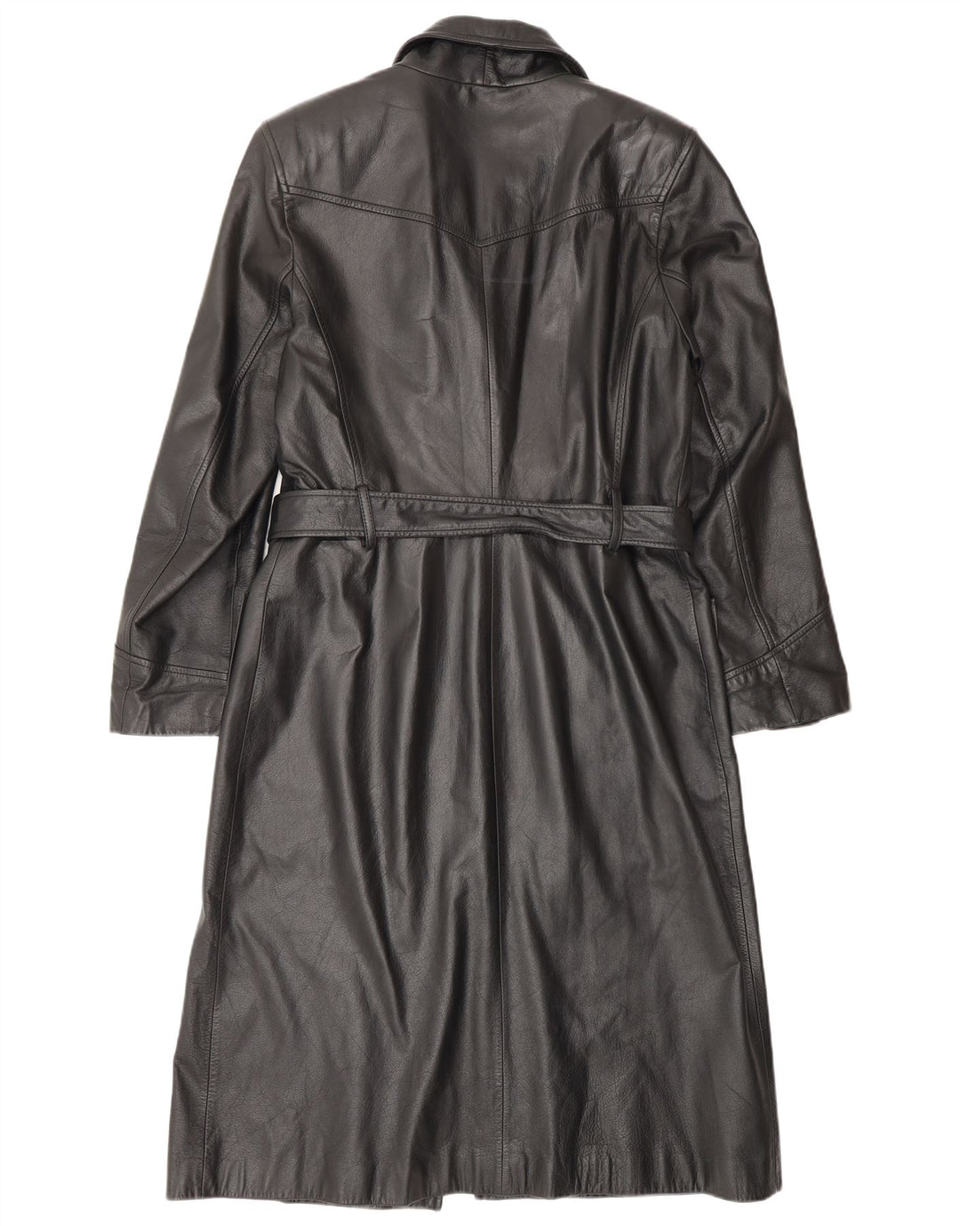 HENNES Læderfrakke til kvinder EU 42 Stor sort læder