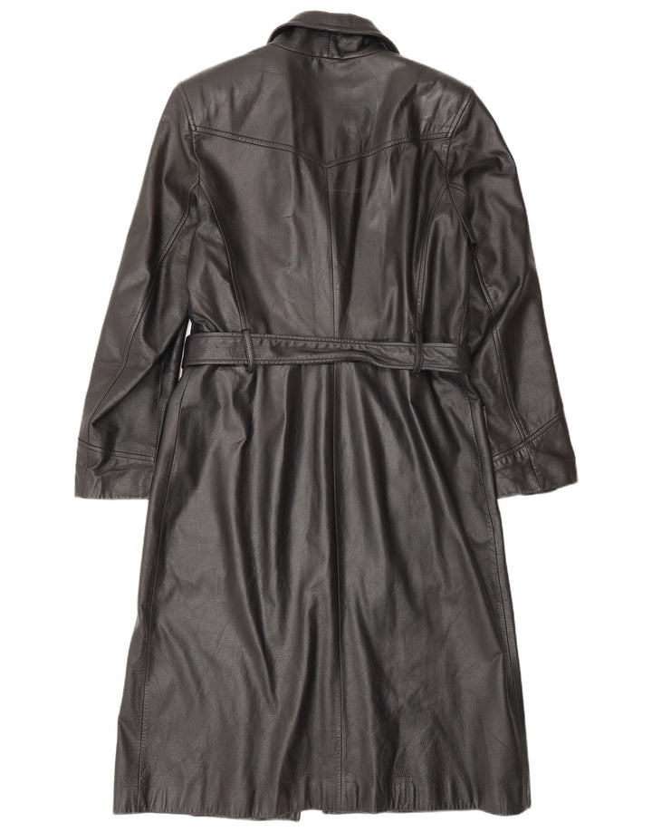 HENNES Læderfrakke til kvinder EU 42 Stor sort læder