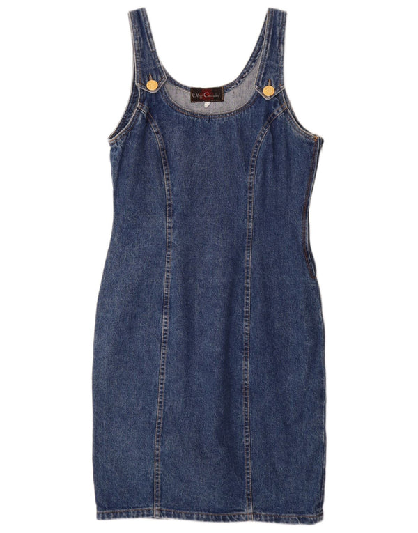 Oleg Cassini Dame Ærmeløs Denim Kjole IT 42 Medium Blue