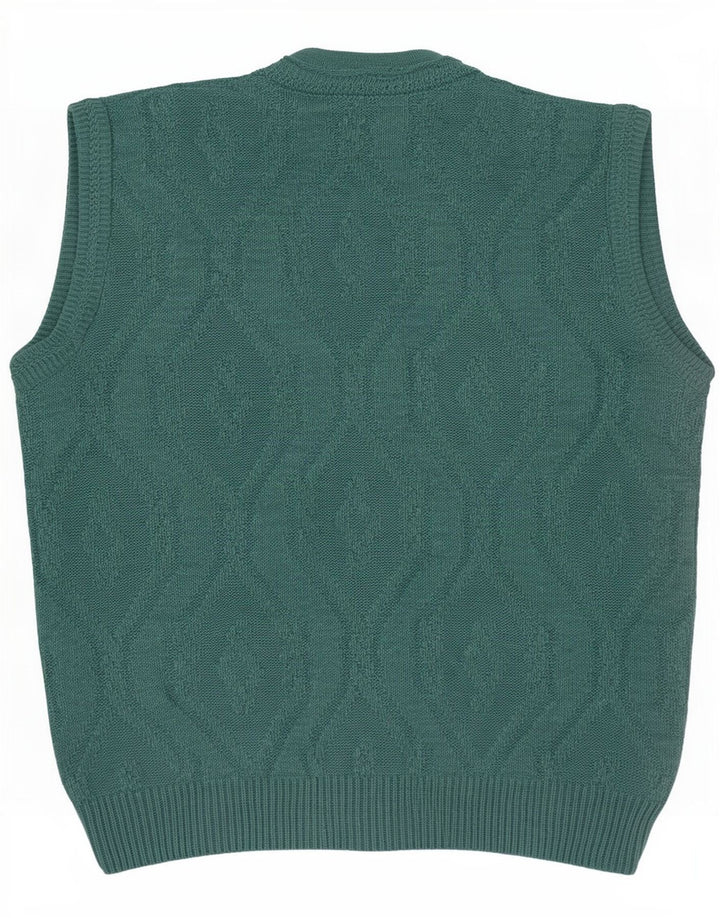 North Pole Herre ærmeløs cardigan sweater Large Green