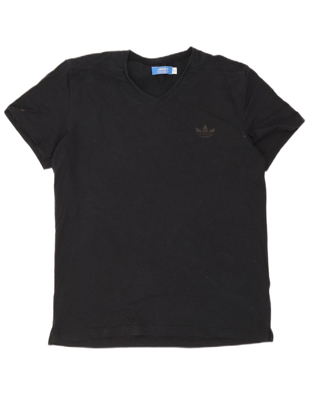 Adidas Herre T-Shirt Top XL Sort Bomuld