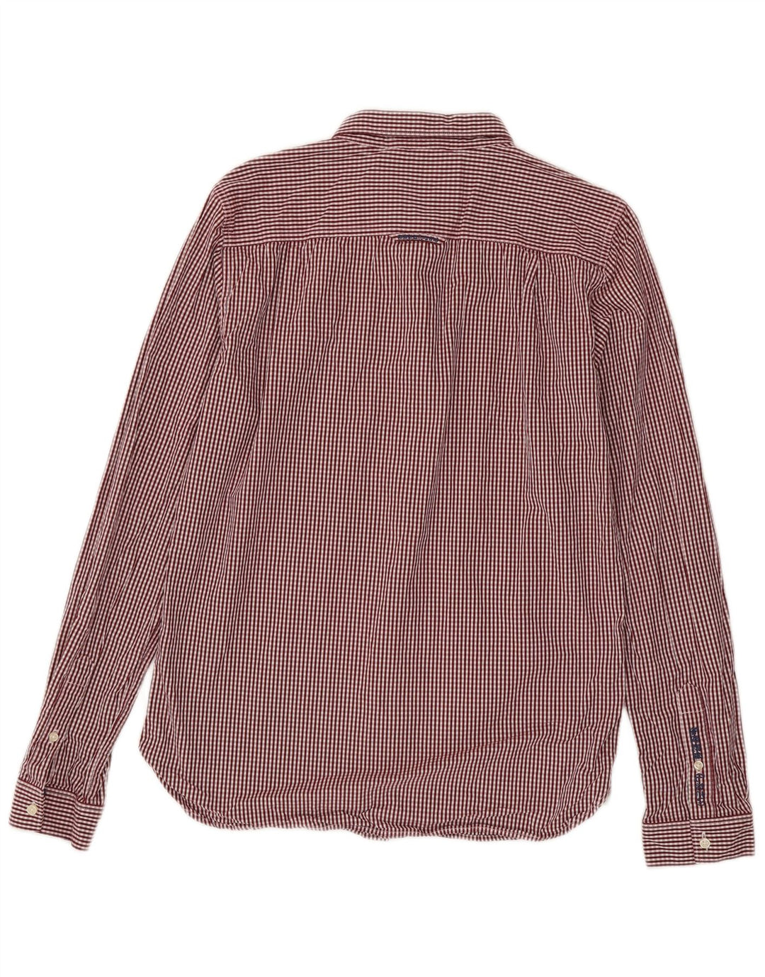 Superdry Herreskjorte Stor rød Gingham Bomuld