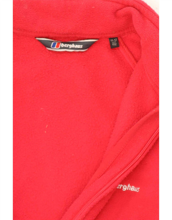 Berghaus Boys Fleecejakke 11-12 År Rød Polyester