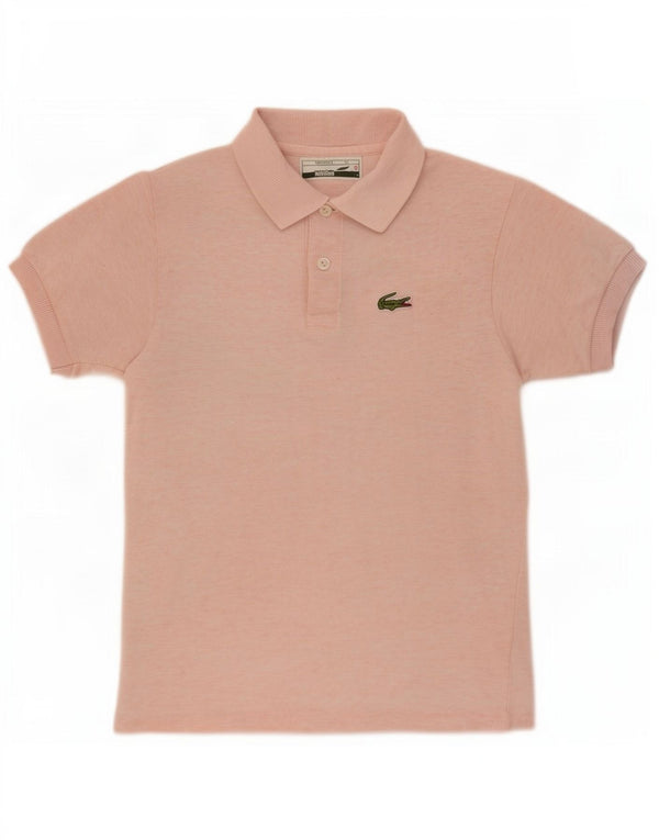 Lacoste Pige Polo Shirt 9-10 år Pink Flecked Bomuld