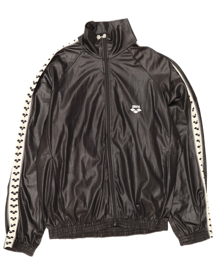 Arena Herre grafisk træningsdragt Topjakke XL Sort Colourblock Polyester