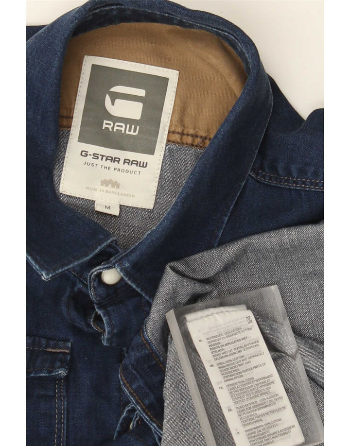 G-Star Herre Denim Shirt Medium Blue Bomuld