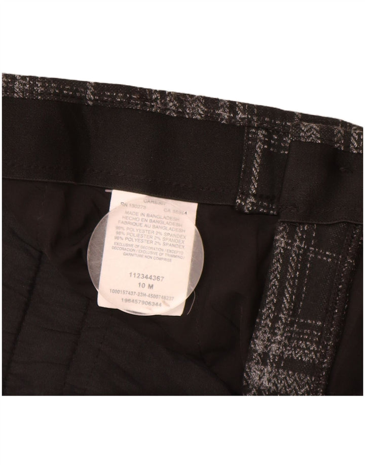 Lee Chinobukser til kvinder US 10 Large W30 L30 sort ternet polyester