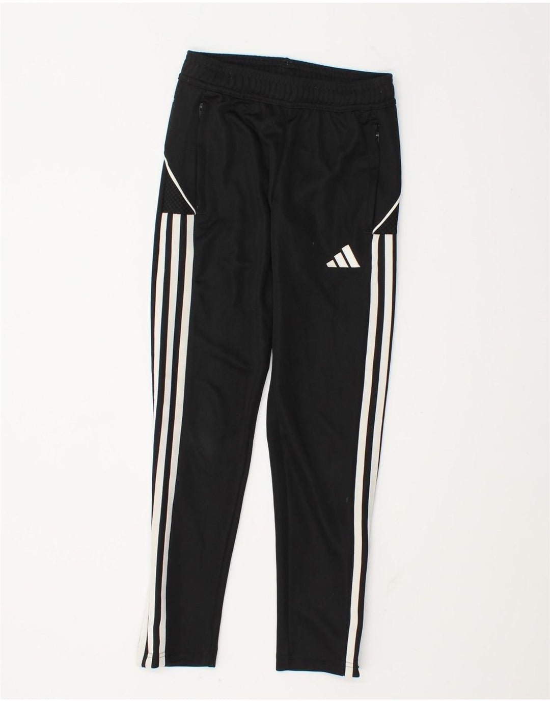Adidas Boys Aeroready Tracksuit Bukser 9-10 år Sort polyester