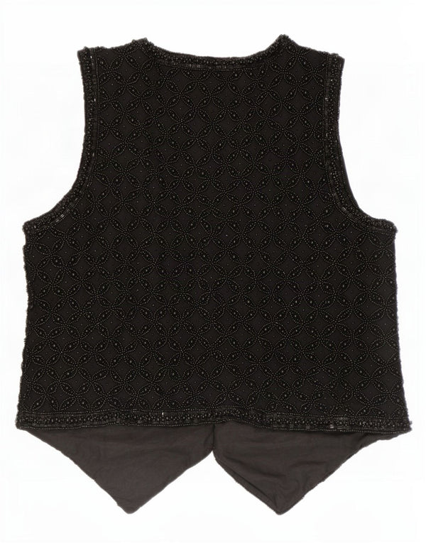 Vintage damevest UK 14 Medium Black