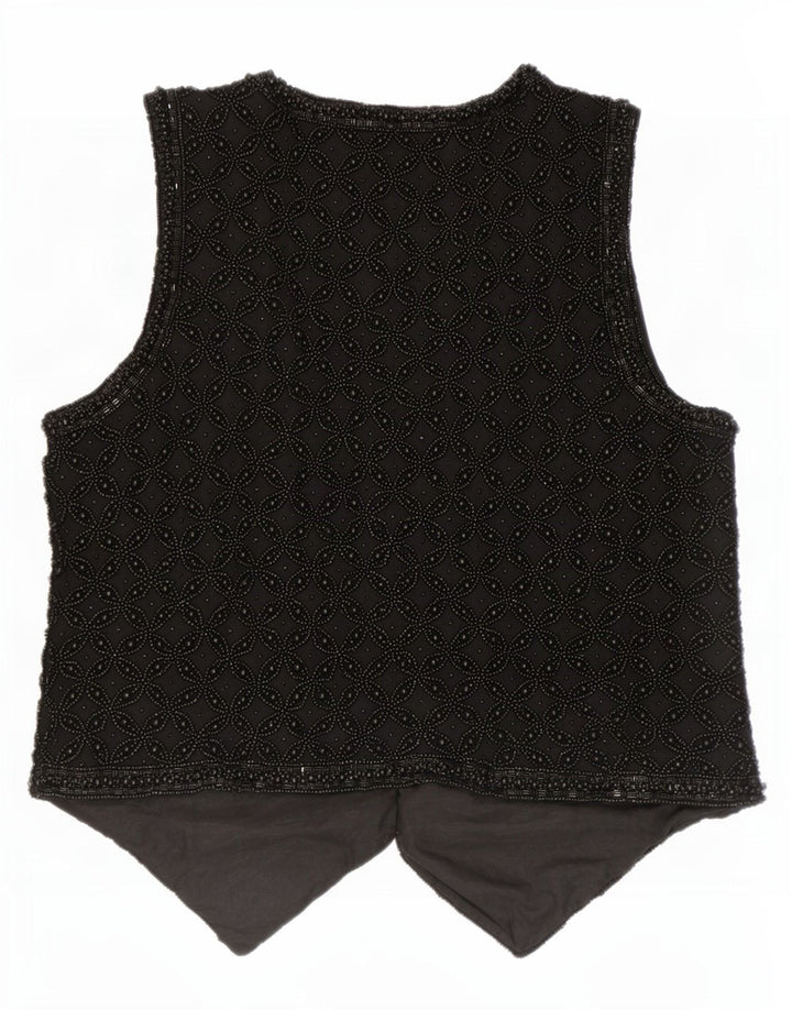 Vintage damevest UK 14 Medium Black