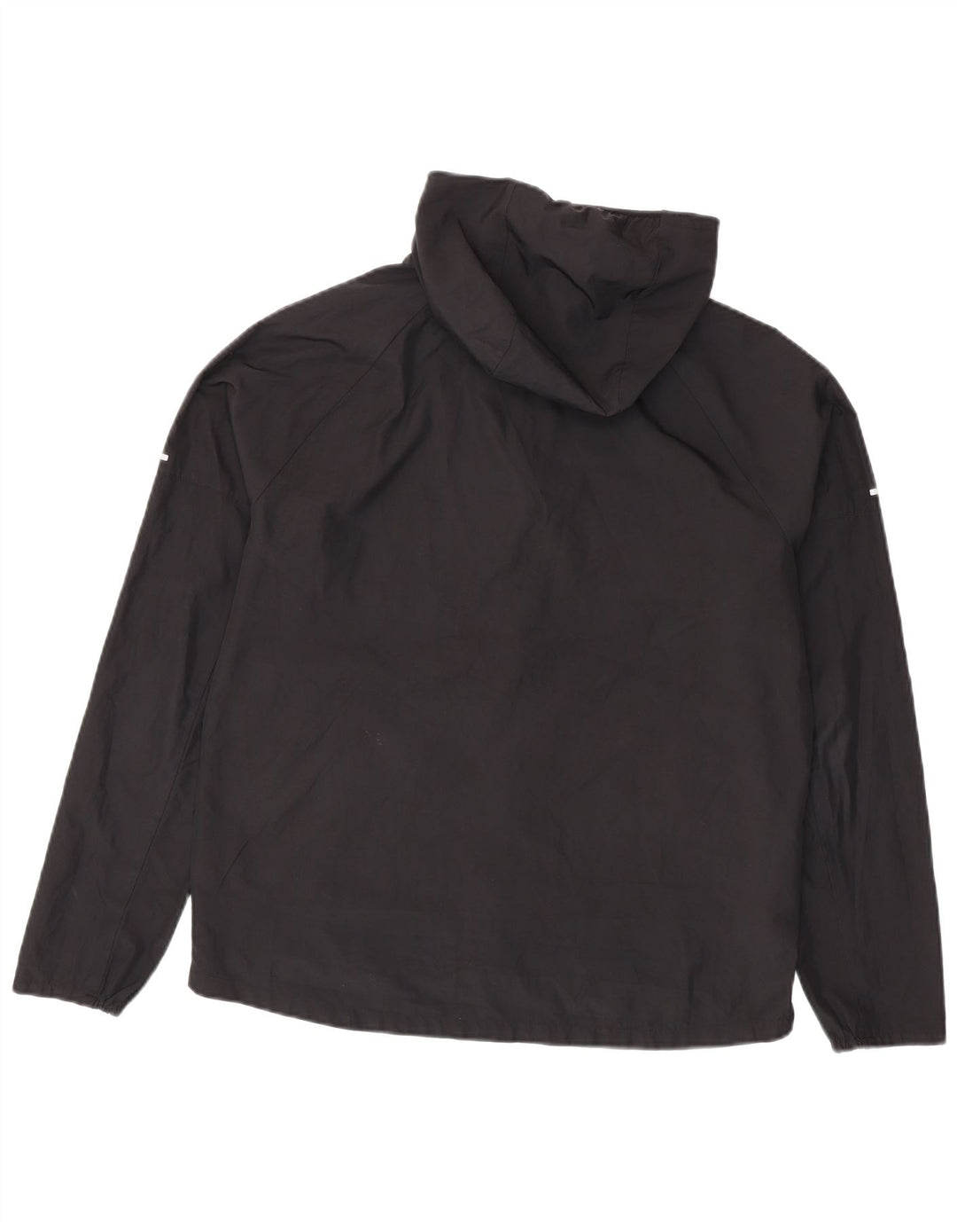 NIKE Regnjakke med hætte til mænd UK 38 Medium Black Polyester