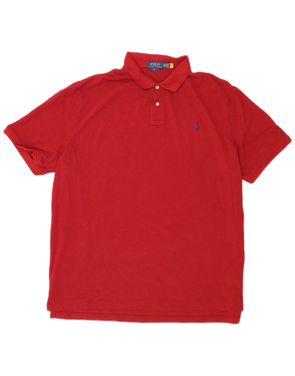Polo Ralph Lauren Herre Classic Fit skjorte 2XL rød bomuld