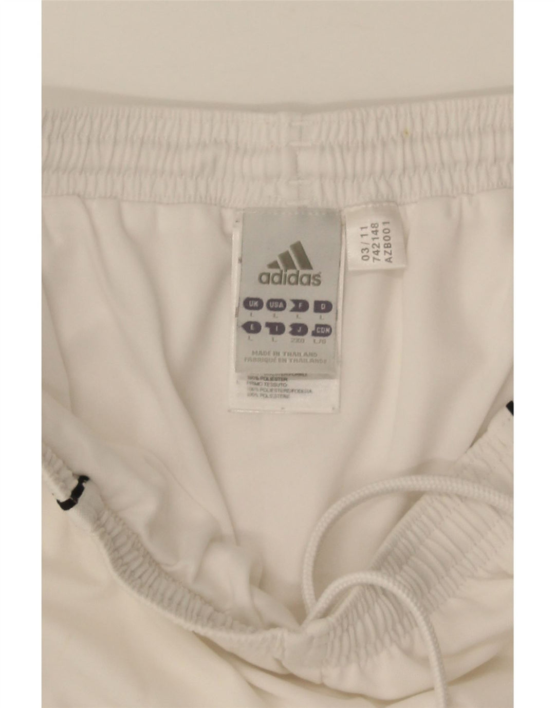 Adidas Herre Climalite Sportshorts Store hvide polyester