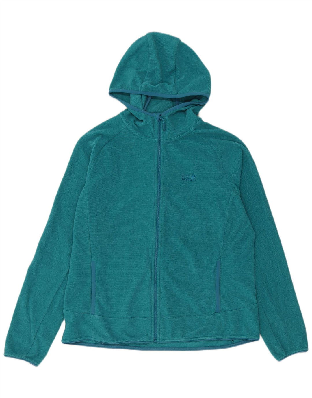 Jack Wolfskin Dame Hættetræningsdragt Topjakke UK 18 XL Blå Polyester