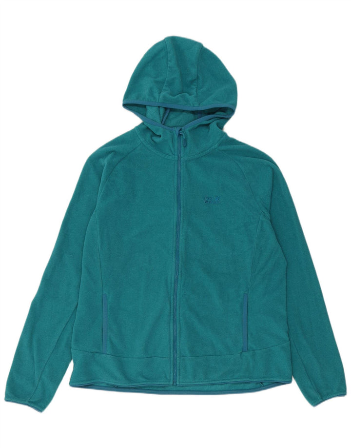 Jack Wolfskin Dame Hættetræningsdragt Topjakke UK 18 XL Blå Polyester