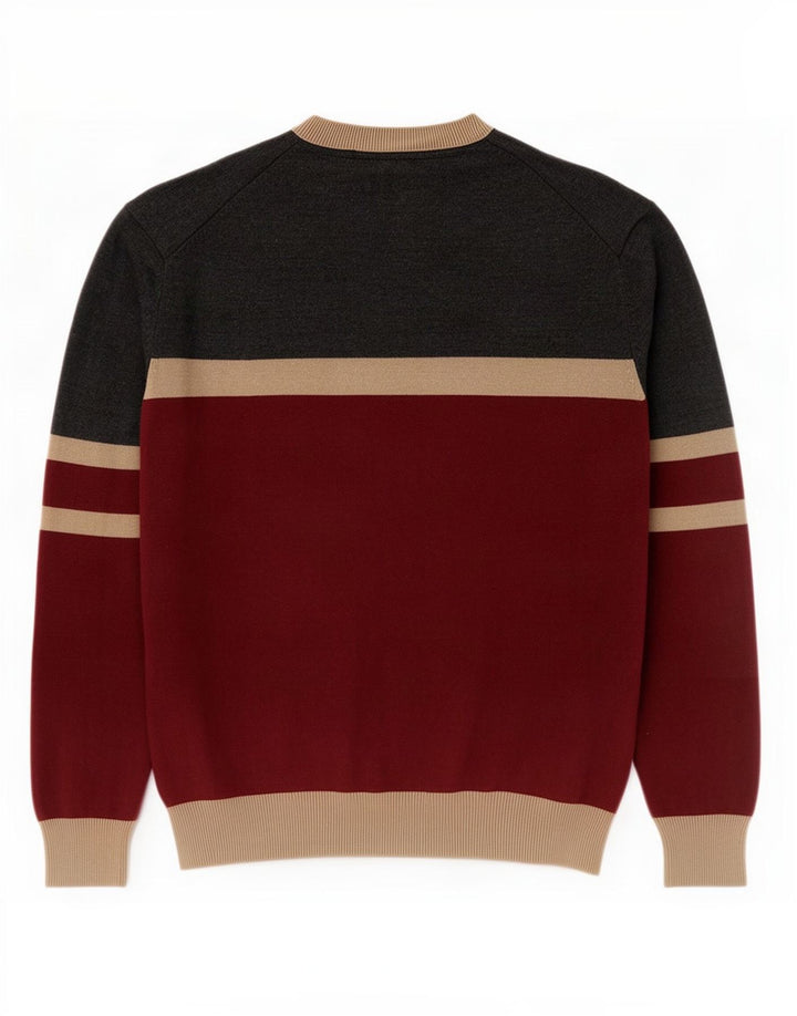 Pierre Cardin Herre Crew Neck Jumper Sweater Medium Flerfarvet