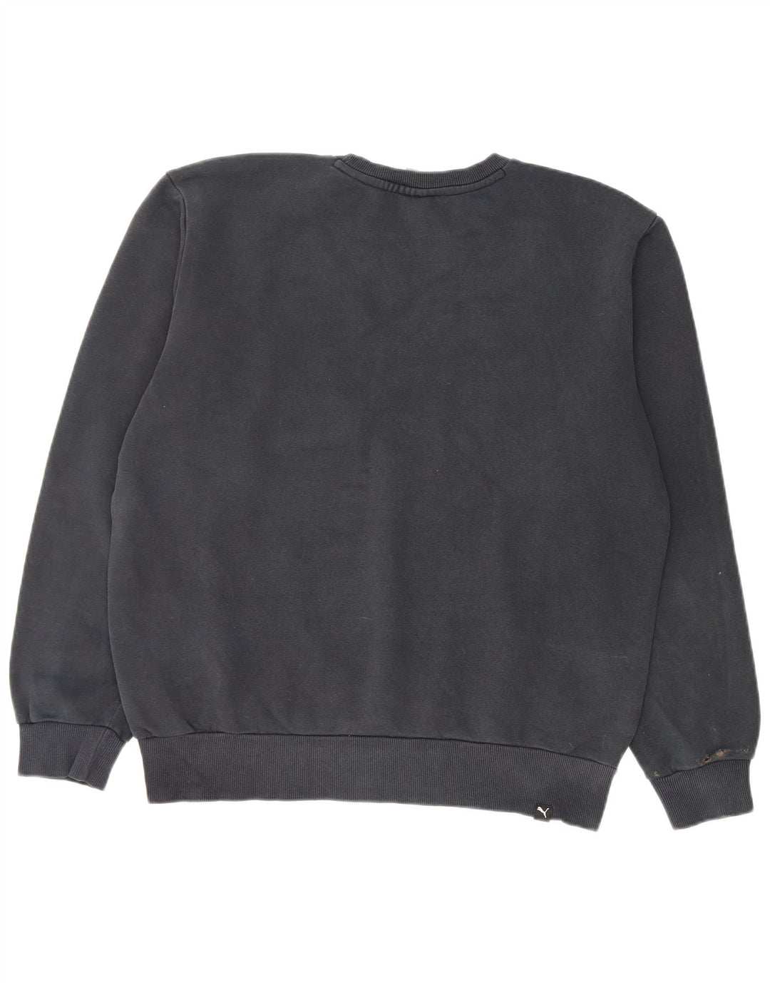 Puma Herre Grafisk Sweatshirt Jumper Medium Sort Bomuld