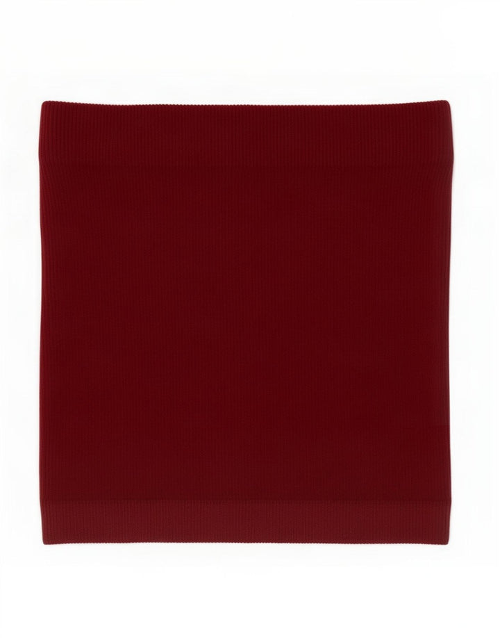 Zara Dame Mini-nederdel Small W26 Burgundy Nylon