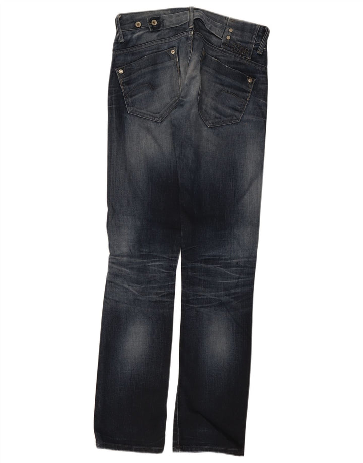 G-Star Dame Distressed Straight Jeans W28 L32 Blå