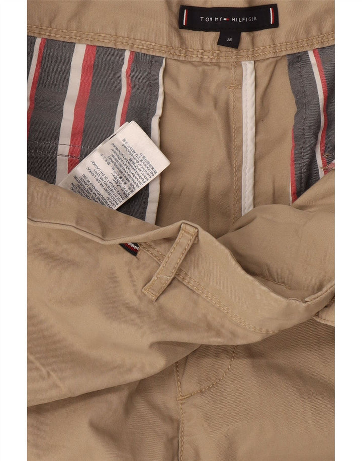 Tommy Hilfiger Herre Cargo Shorts W38 XL Beige Bomuld