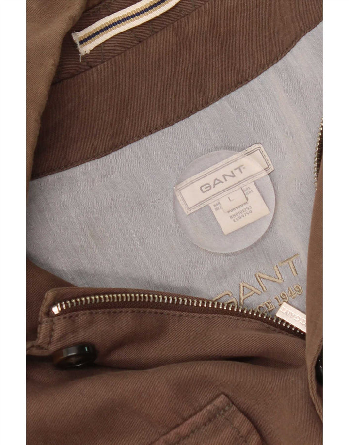 Gant Herre Utility Jacket UK 40 Stor brun bomuld