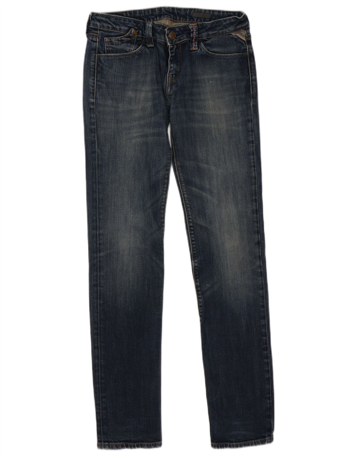 Replay Dame Slim Jeans W29 L31 Blå