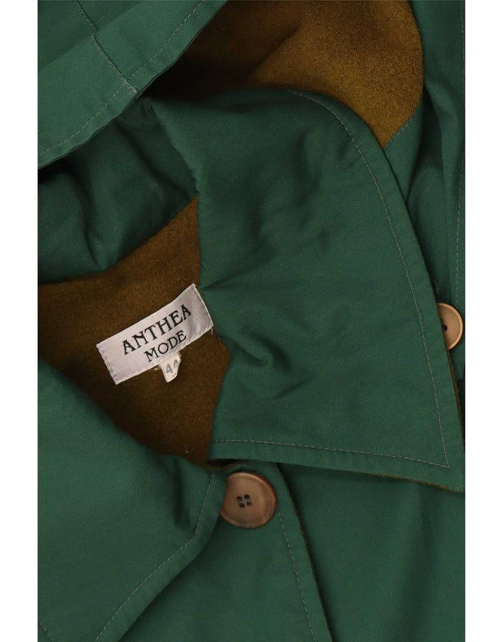 Anthea Trench Coat med hætte til mænd IT 44 Medium Grøn
