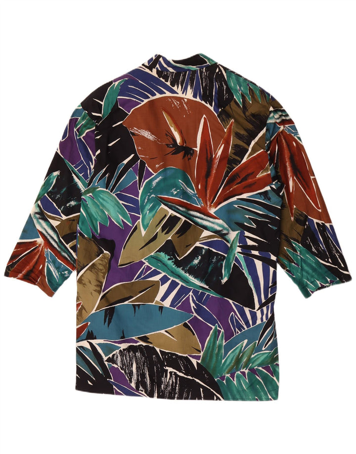 Deni-Cler Dame Oversized Cardigan Top IT 42 Medium Multicolored Floral