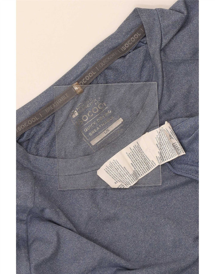 Mountain Warehouse Herre IsoCool T-Shirt Top Stor Marineblå Polyester