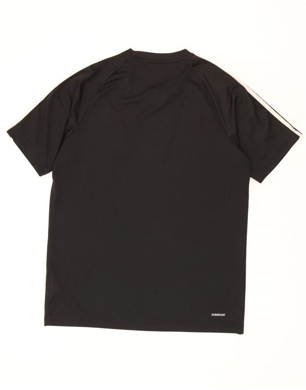 Adidas Herre Aeroready T-Shirt Top Medium Sort Polyester