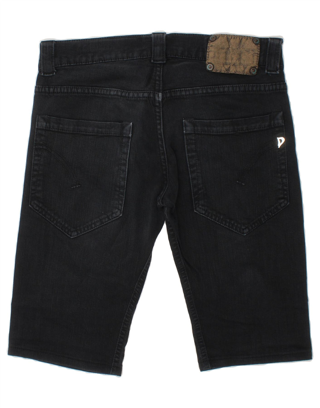DONDUP Boys Denim Shorts 15-16 Years W28  Navy Blue Cotton Vintage Dondup and Second-Hand Dondup from Messina Hembry 