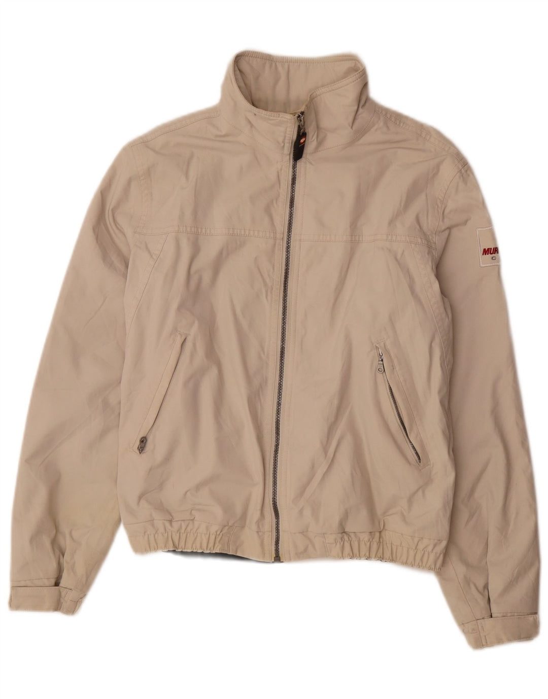Murphy & Nye Bomberjakke til mænd UK 36 Small Off White Polyamid