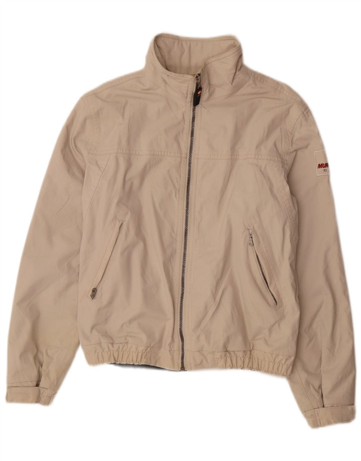 Murphy & Nye Bomberjakke til mænd UK 36 Small Off White Polyamid